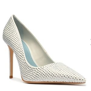 Schutz Lou Crystal Satin Pump